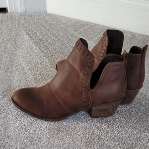 Rock & Candy Dark Brown Ankle Booties